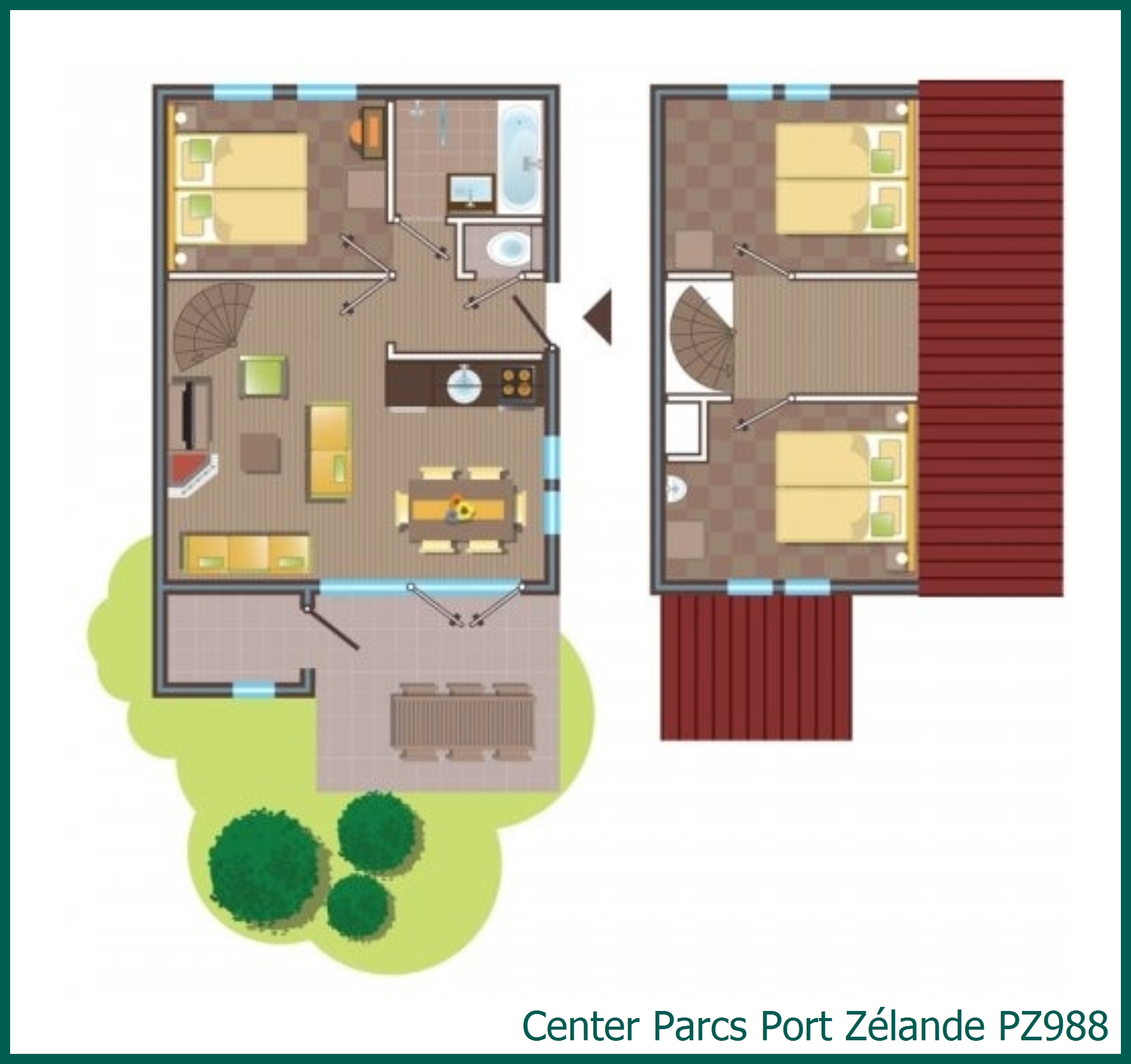 Rolstoelvriendelijk Premium cottage PZ988 in Port Zélande