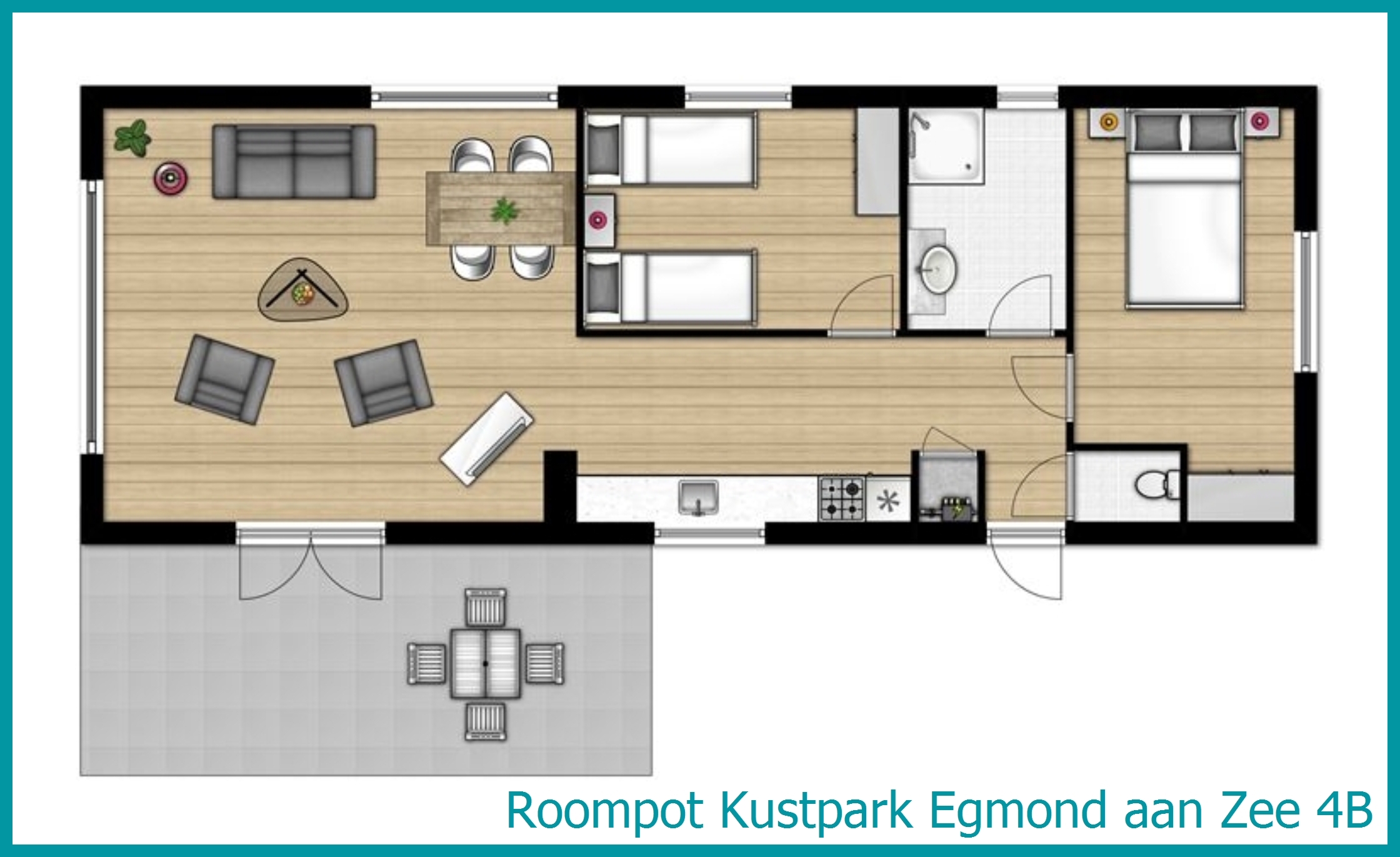 Chalet 4B 4B in Kustpark Egmond aan Zee