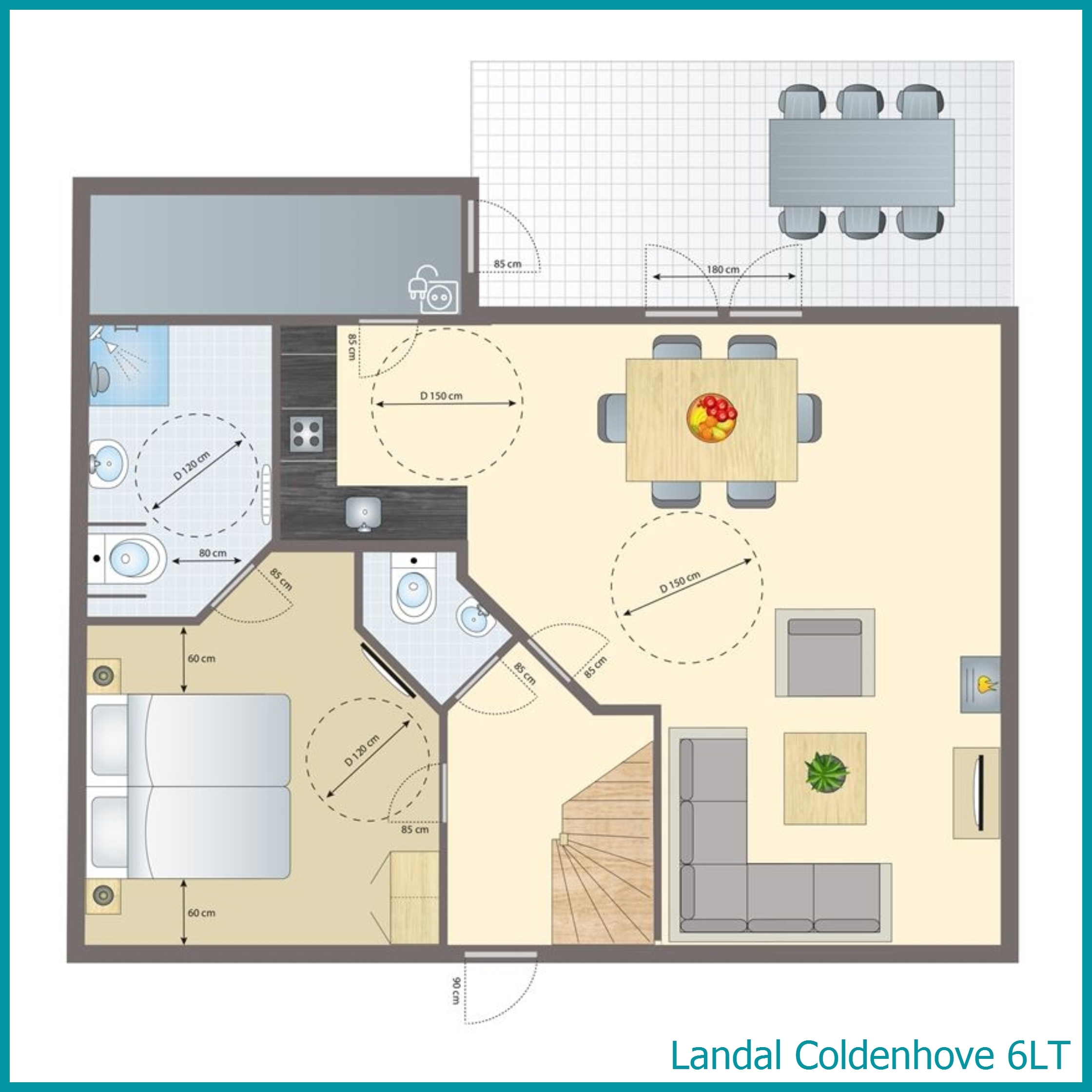 6-persoons bungalow 6LT in Coldenhove