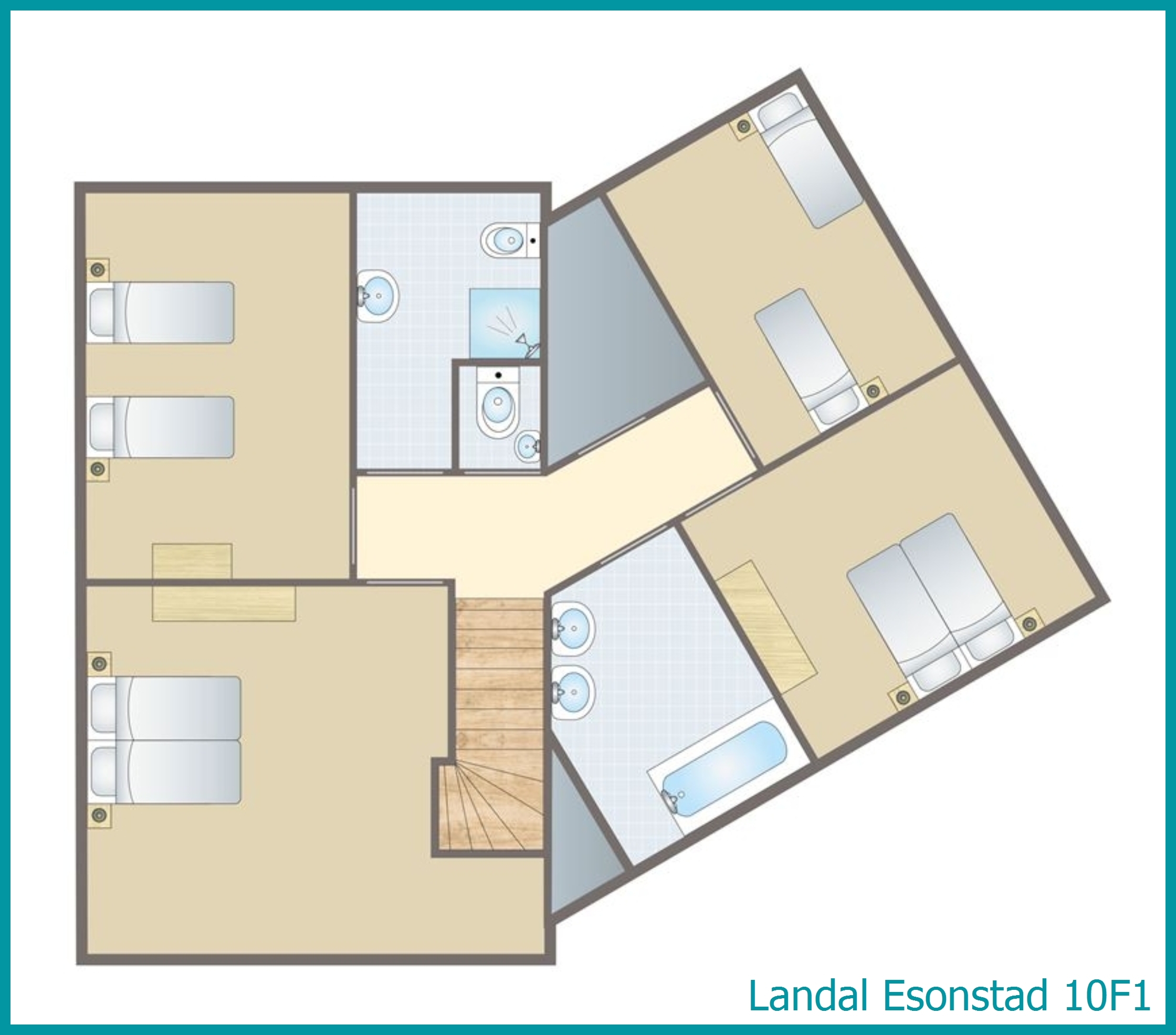 10-persoons woning 10F1 in Esonstad