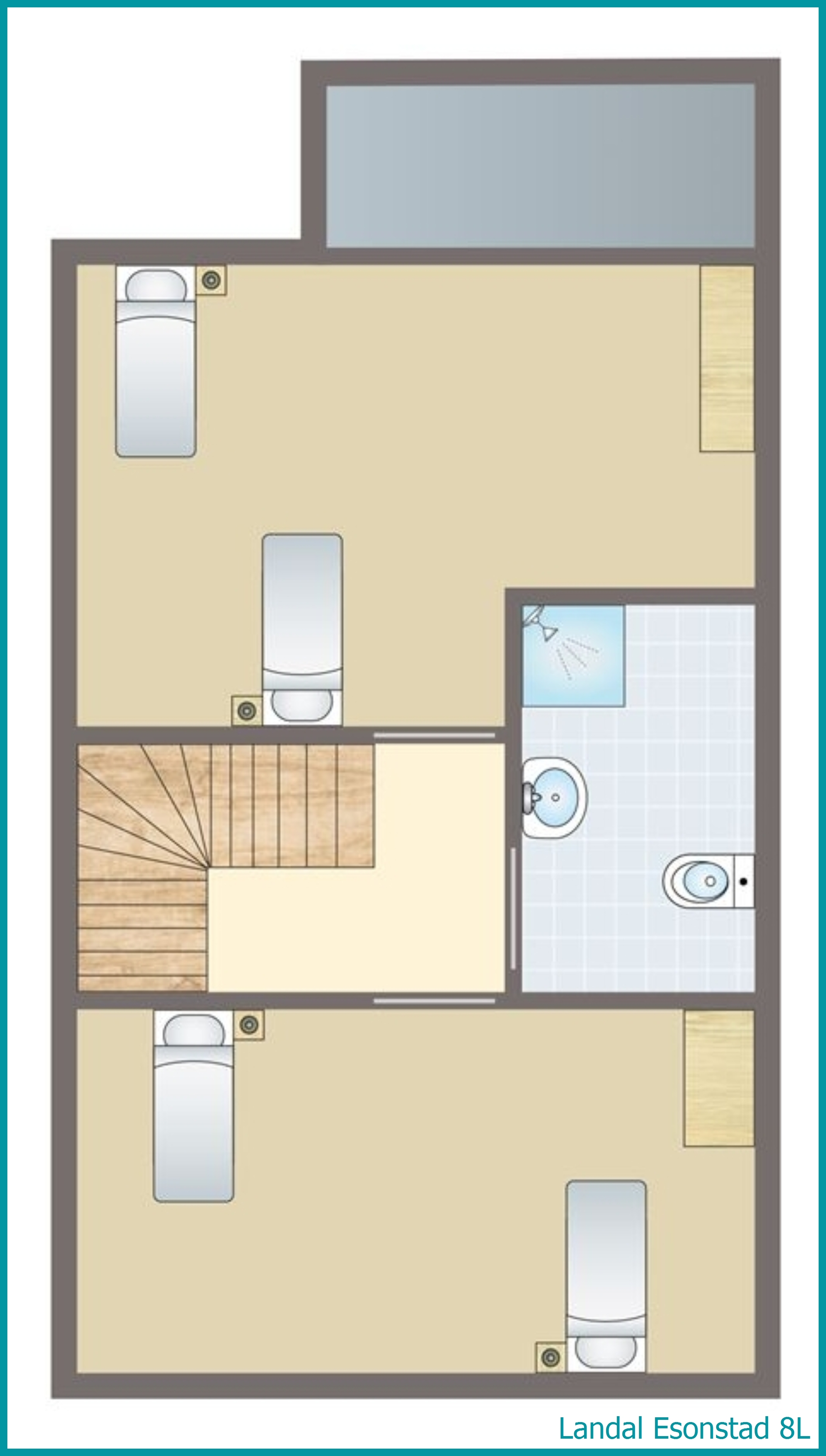 8-persoons woning 8L in Esonstad