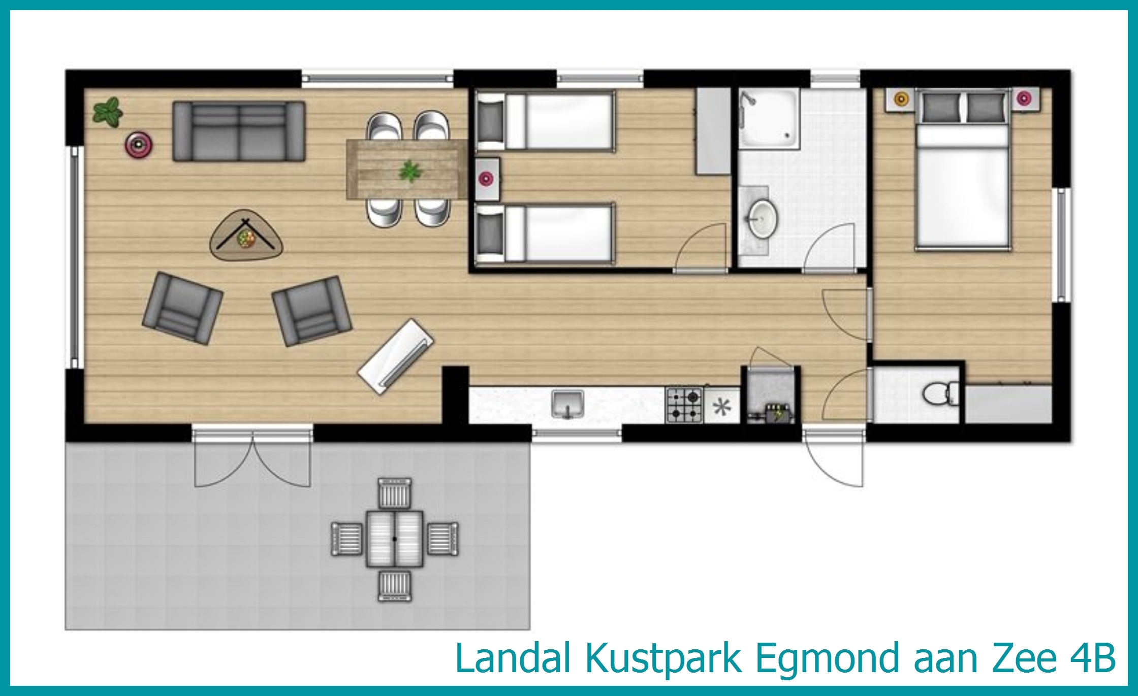 Chalet 4B 4B in Kustpark Egmond aan Zee