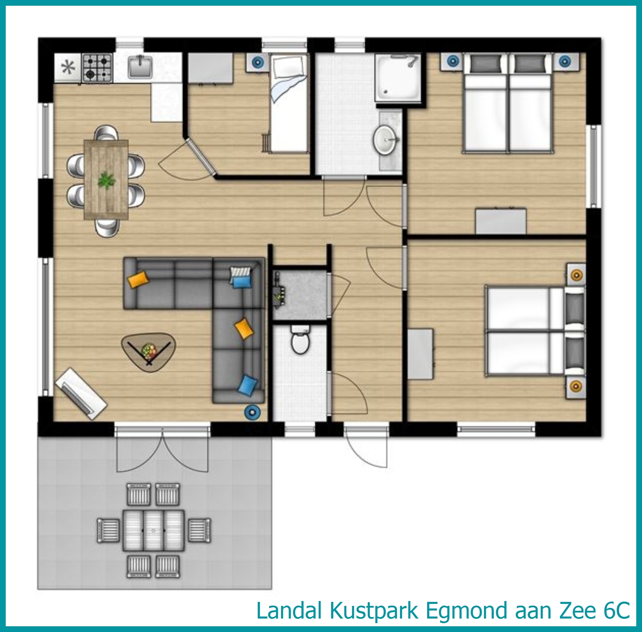 Chalet 6C 6C in Kustpark Egmond aan Zee