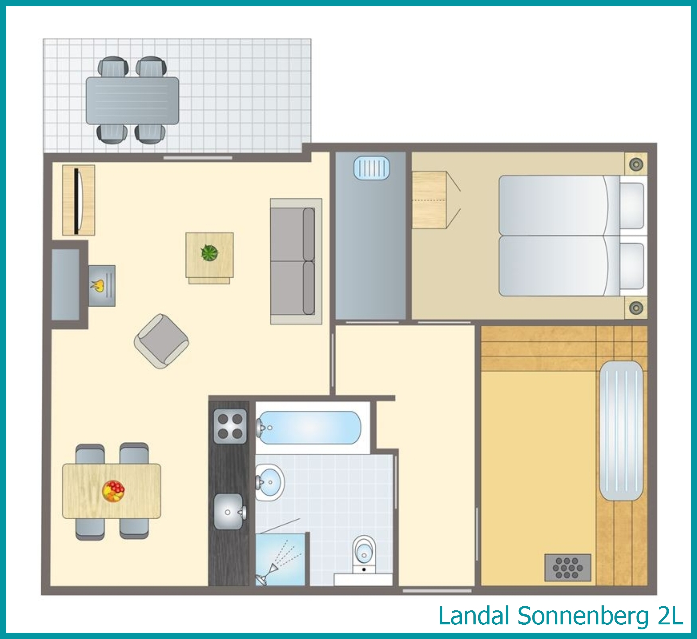 2-persoons bungalow 2L in Sonnenberg