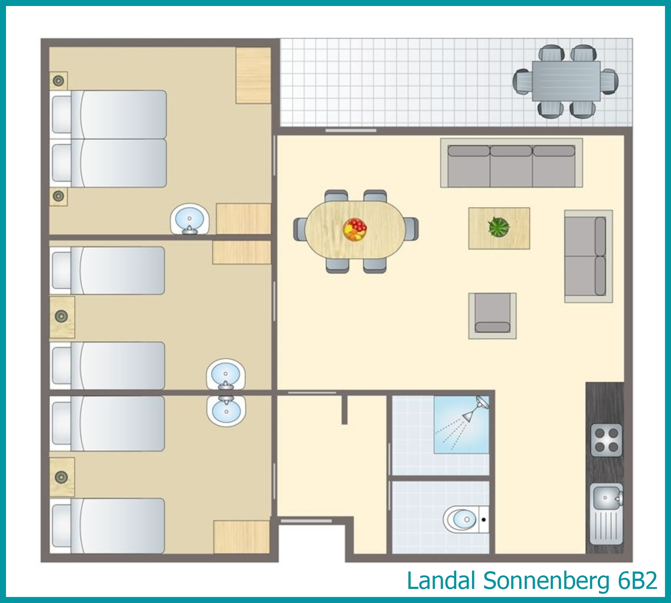 6-persoons bungalow 6B2 in Sonnenberg