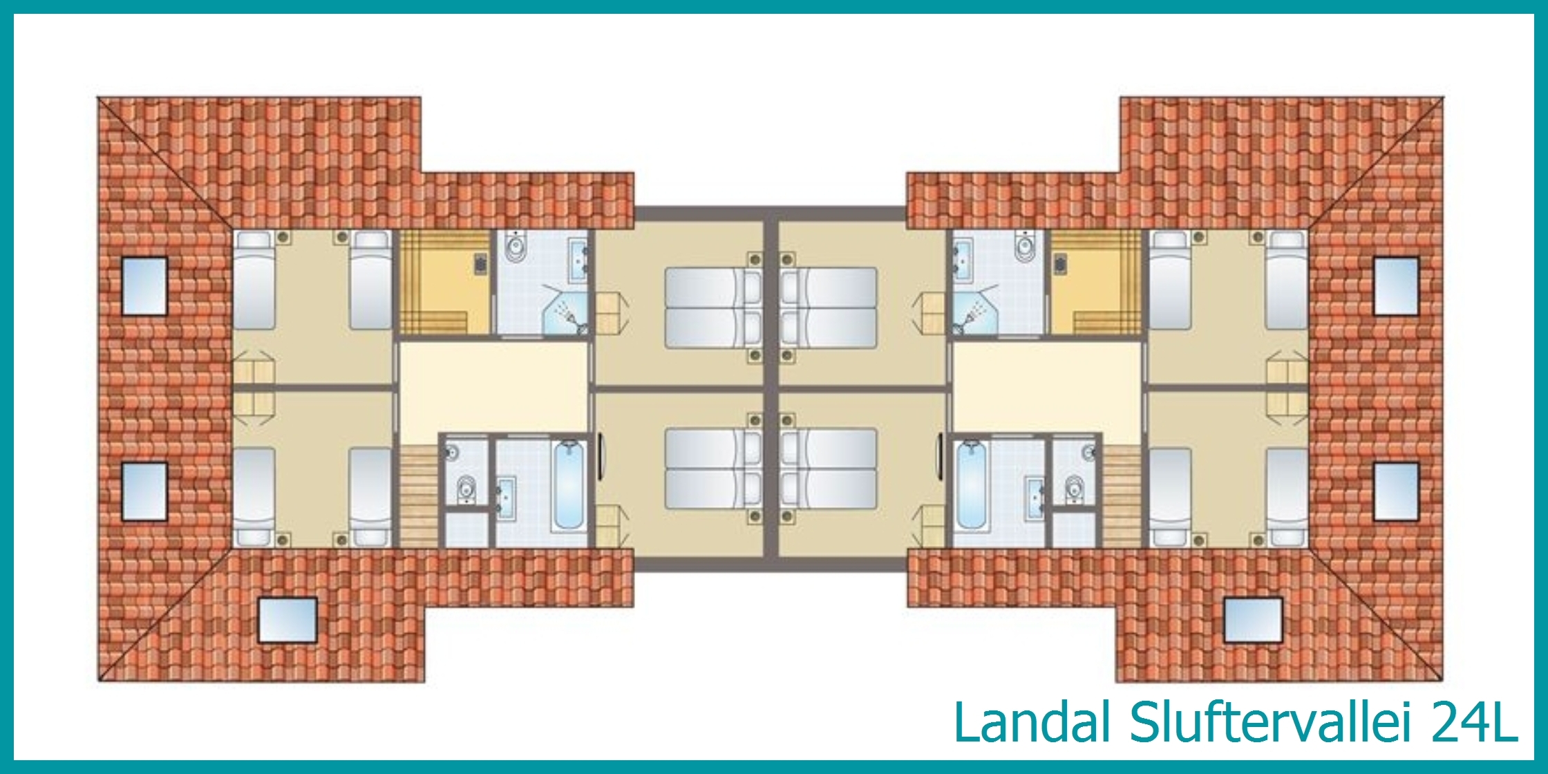 24-persoons bungalow 24L in Sluftervallei