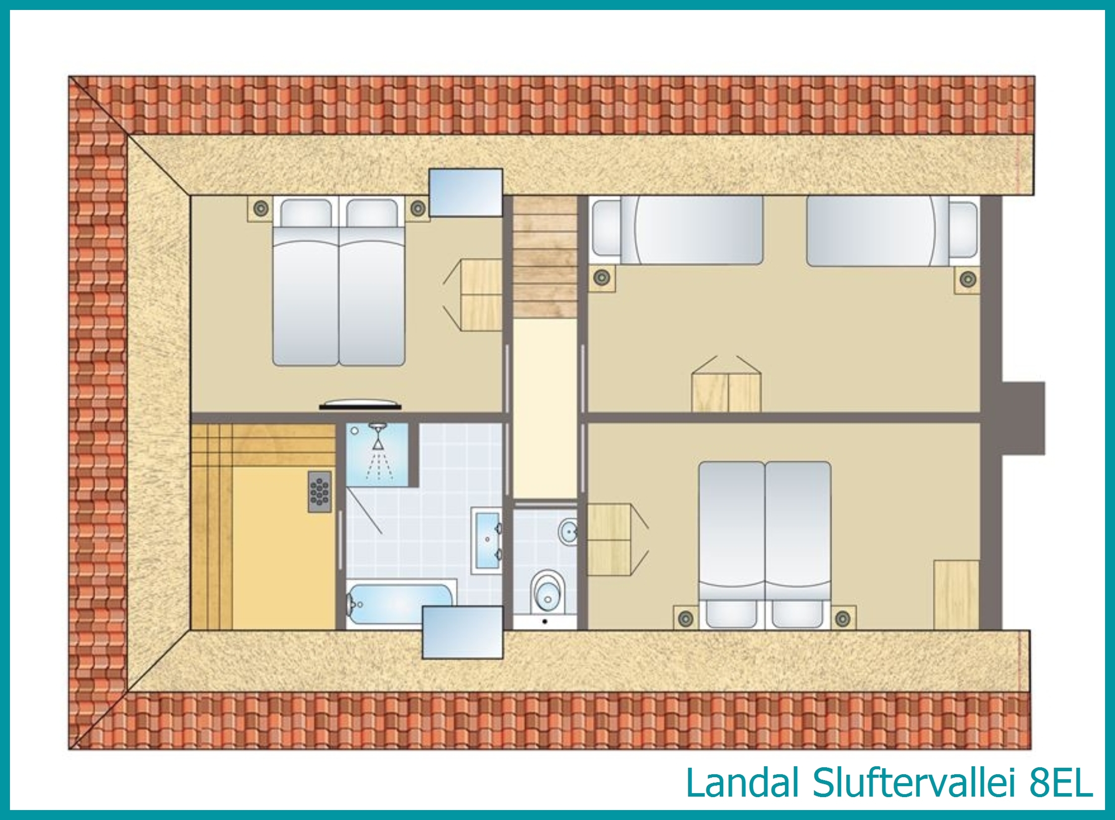 8-persoons bungalow 8EL in Sluftervallei