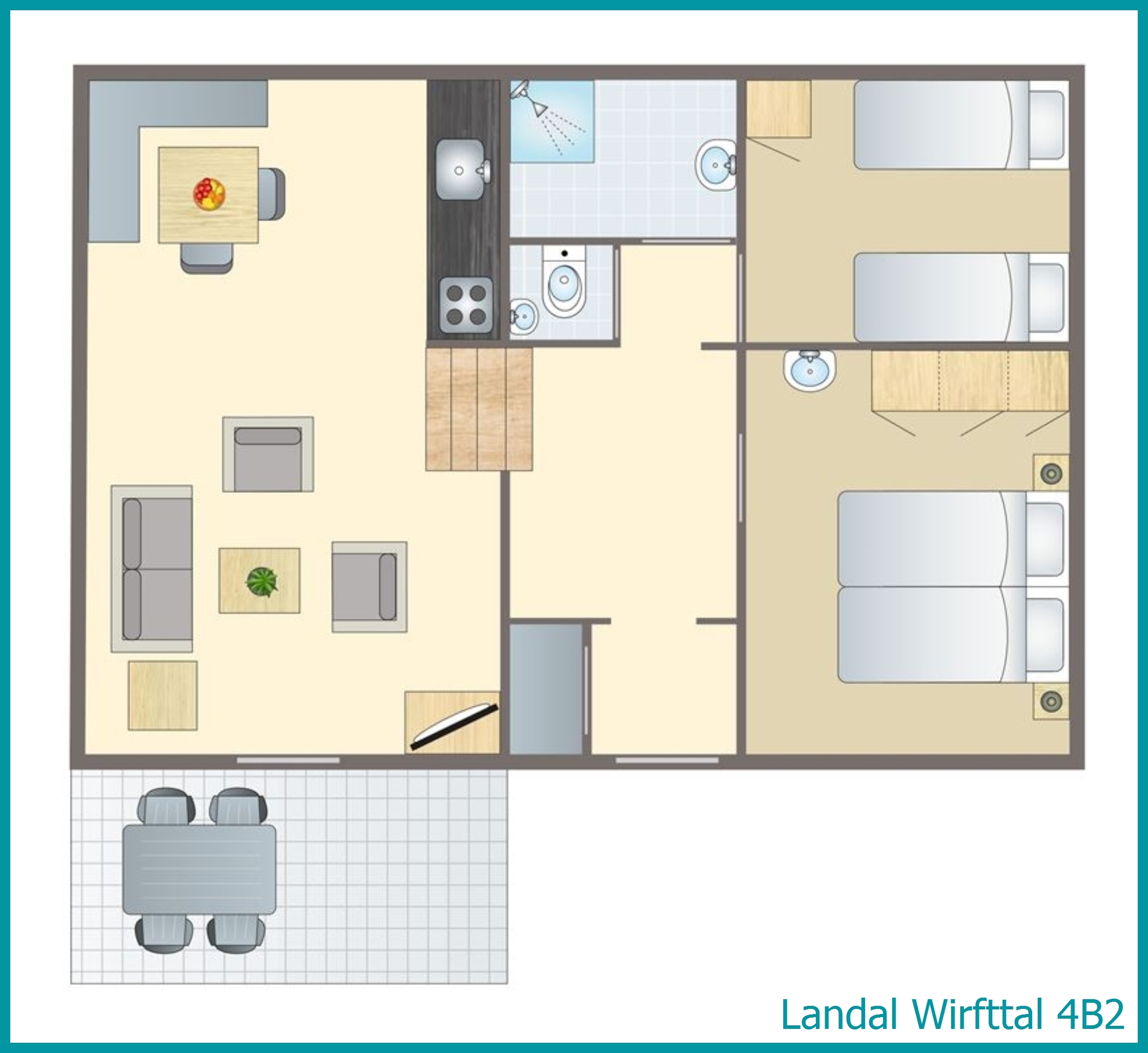 4-persoons bungalow 4B2 in Wirfttal