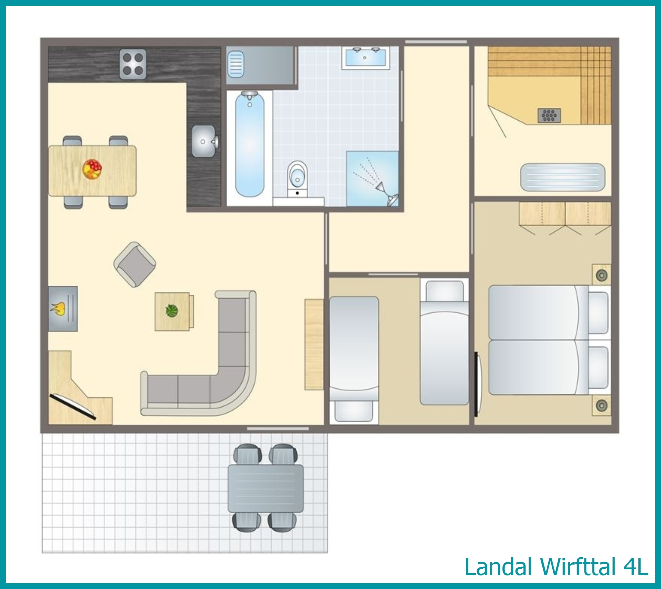 4-persoons bungalow 4L in Wirfttal