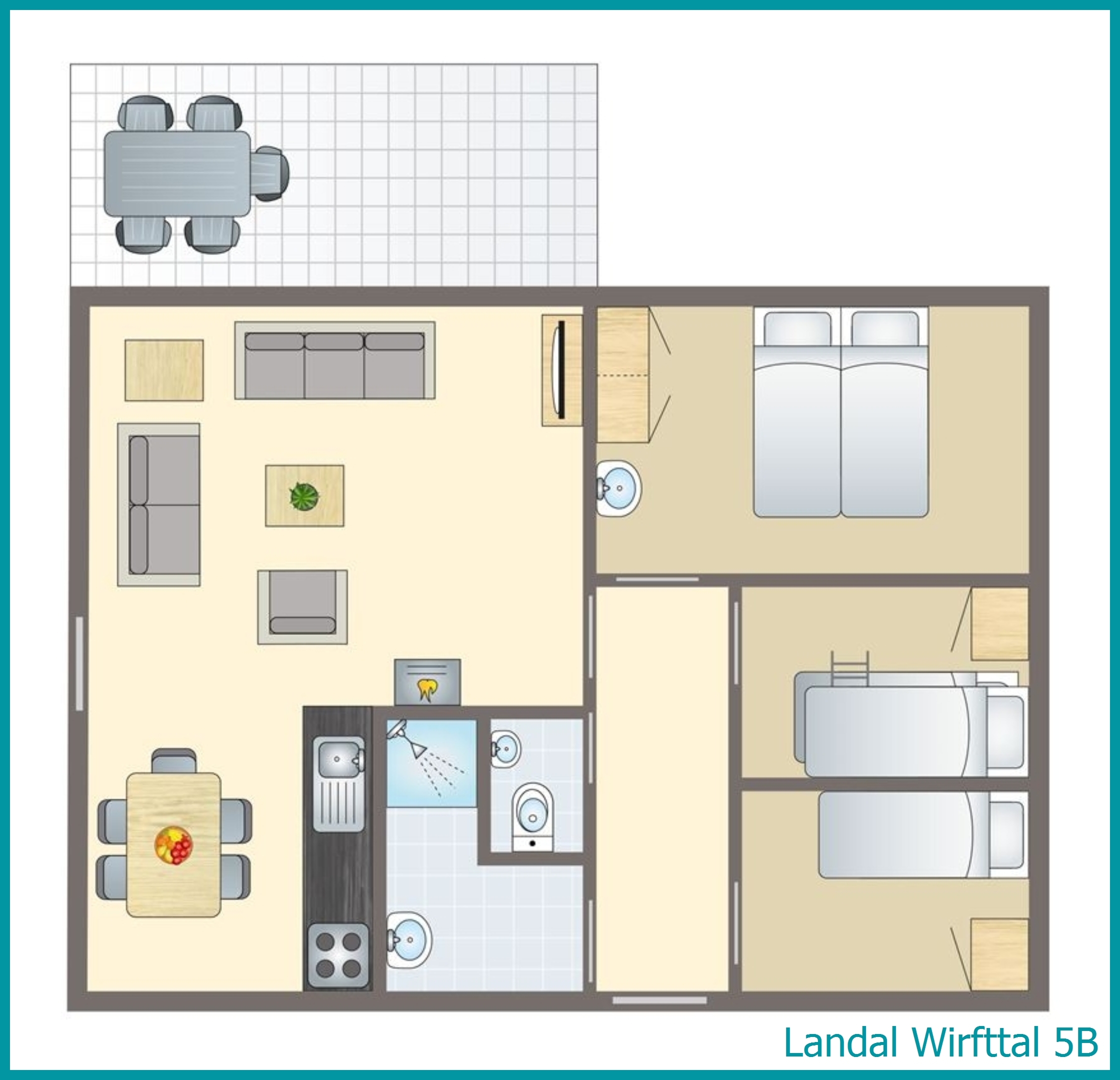 5-persoons bungalow 5B in Wirfttal