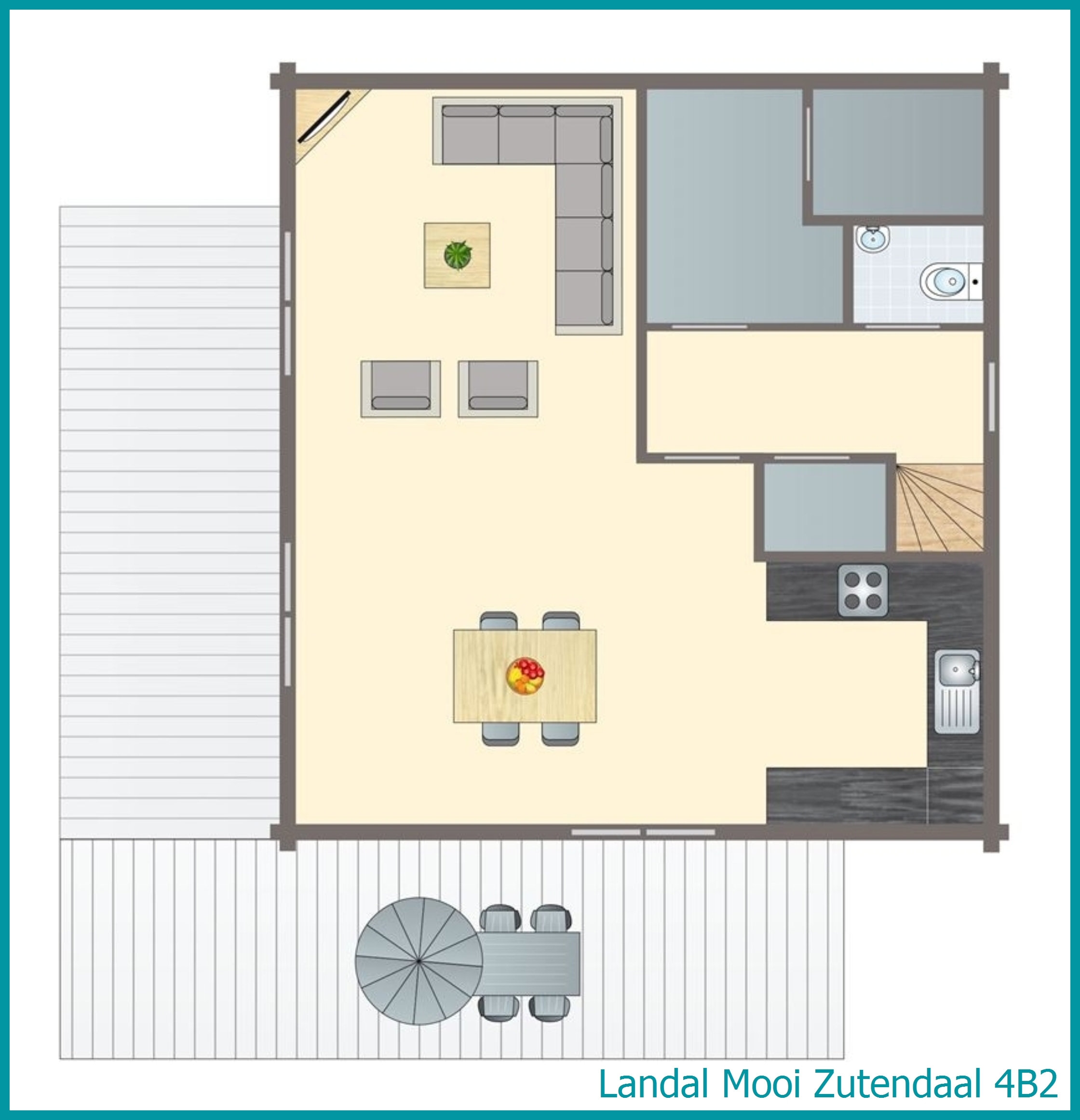 4-persoons bungalow 4B2 in Mooi Zutendaal