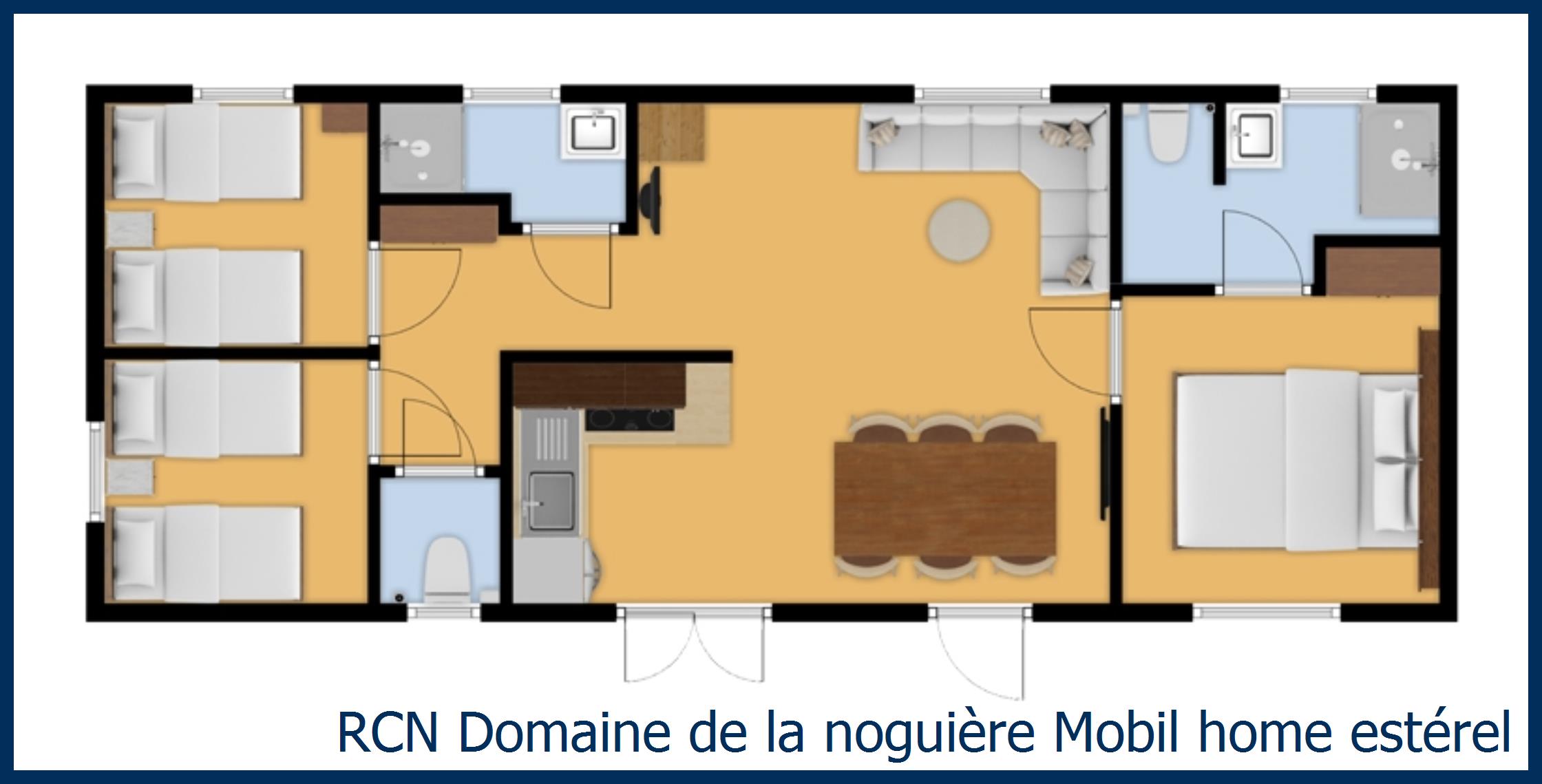 Stacaravan Mobil home estérel in Domaine de la Noguière