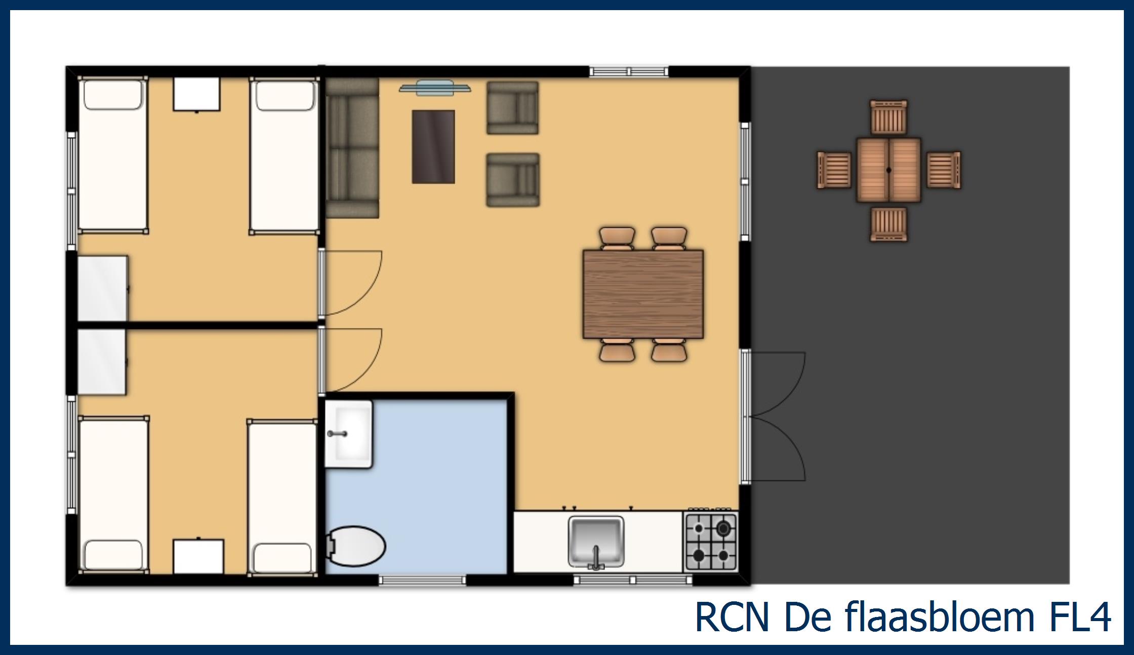Forest lodge FL4 in De Flaasbloem
