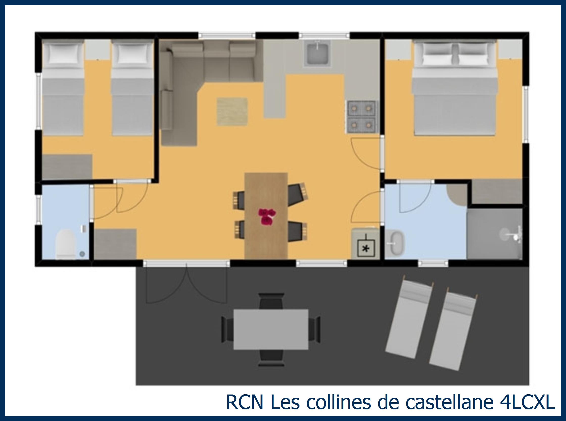 Mobil home origan 4LCXL in Les Collines de Castellane