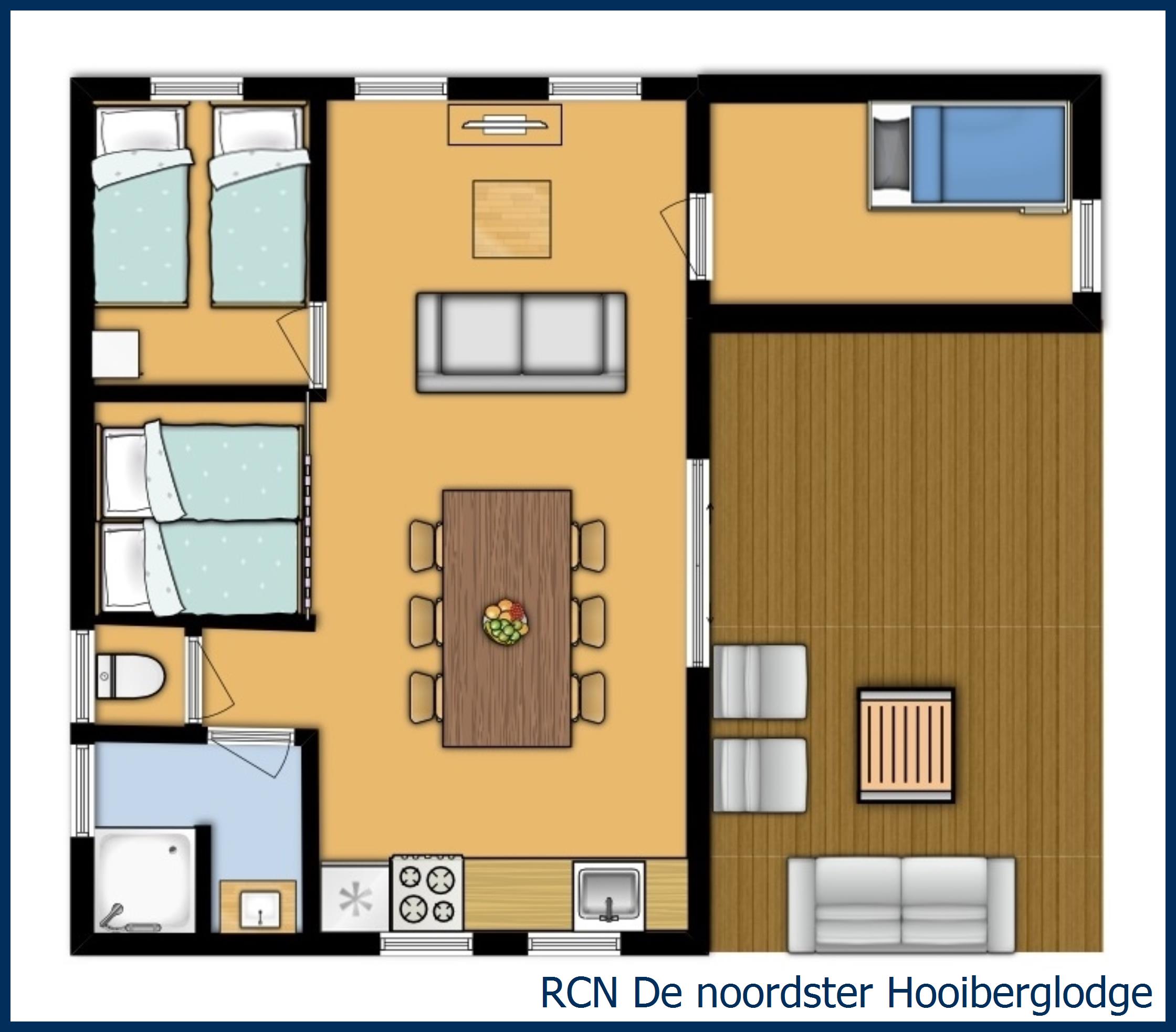 Chalet Hooiberglodge in De Noordster