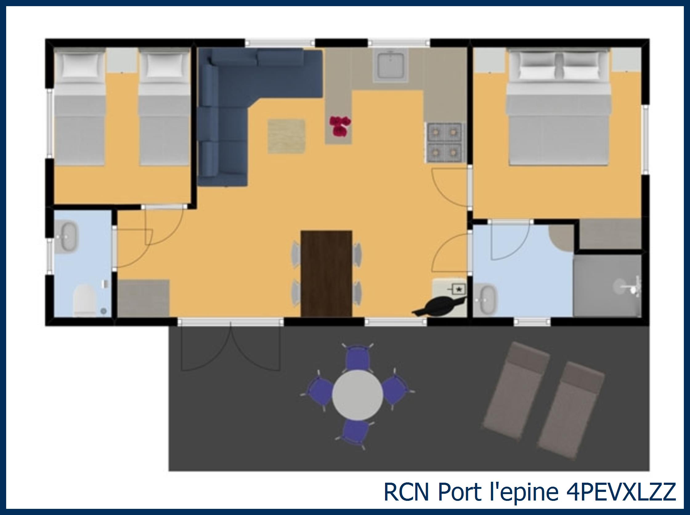 Mobil home telline 4PEVXLZZ in Port l'Epine
