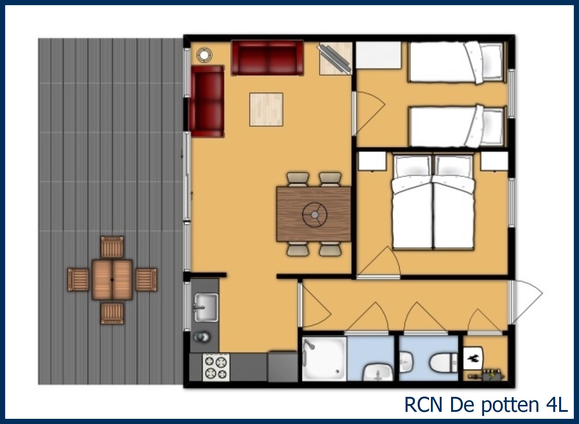 Bungalow de optimist 4L in De Potten