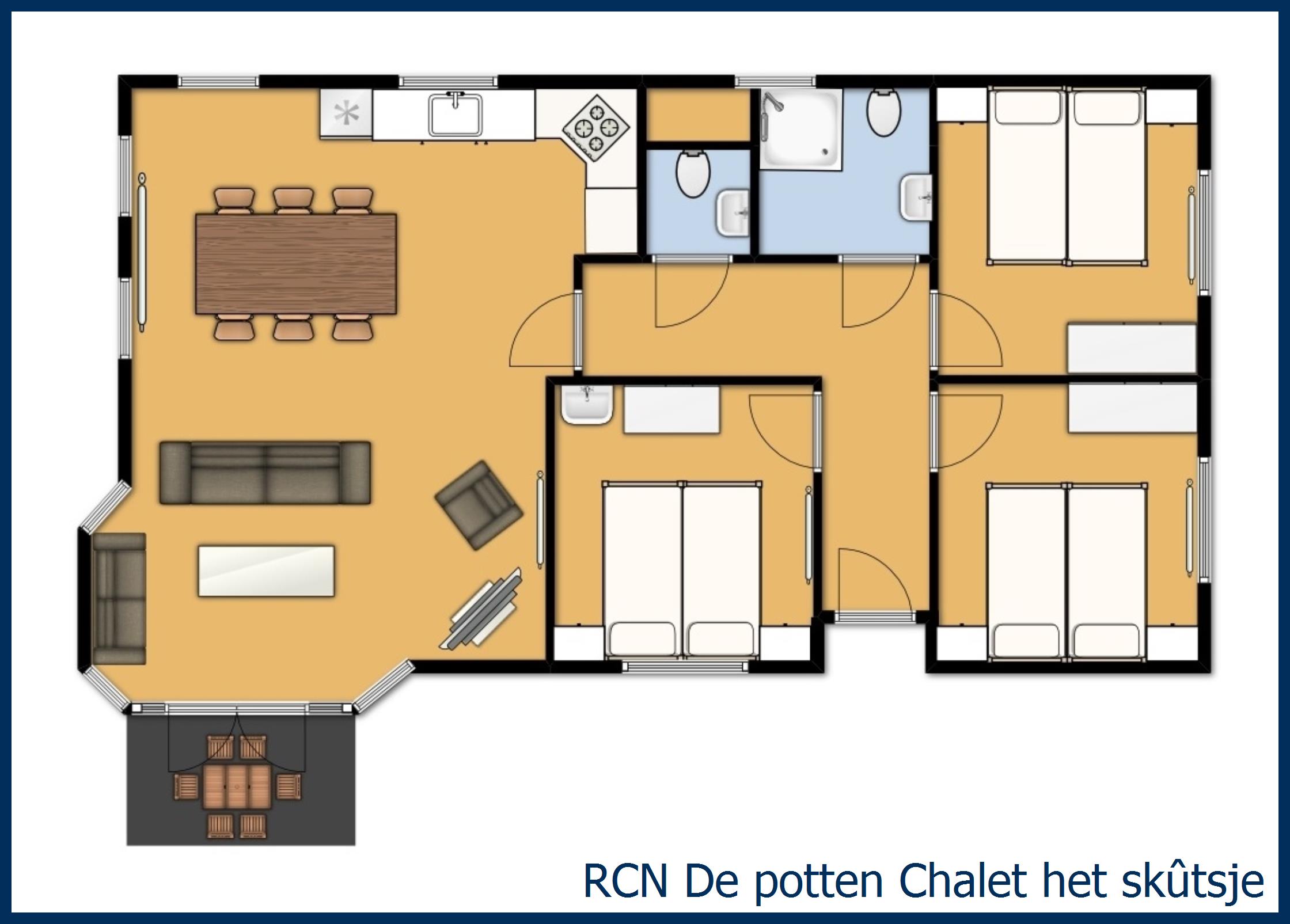Chalet het Skûtsje in De Potten