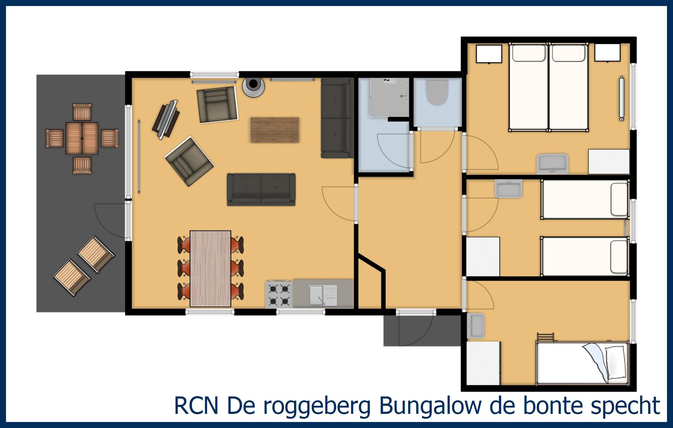 Bungalow de bonte specht in De Roggeberg