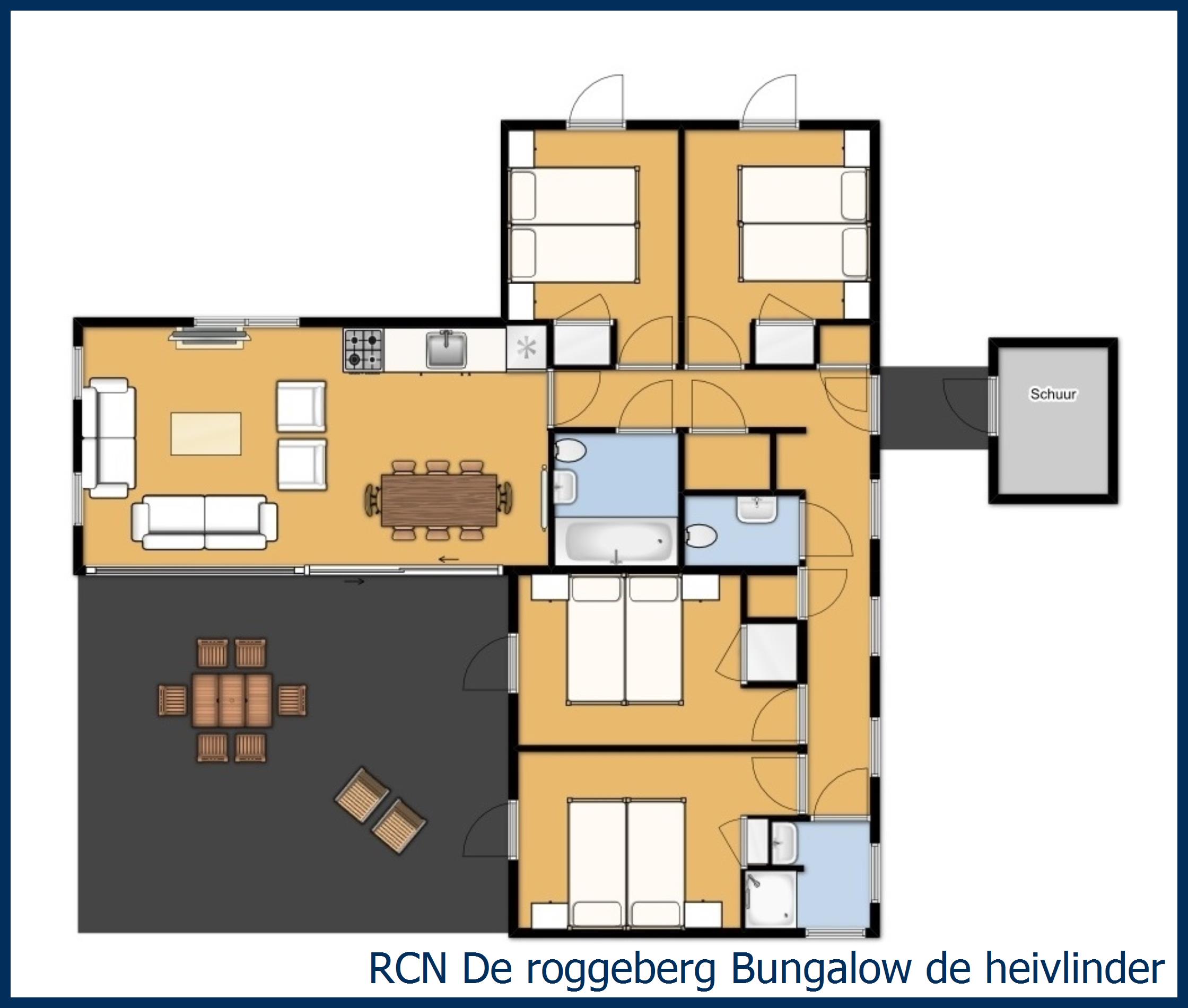 Bungalow de heivlinder in De Roggeberg