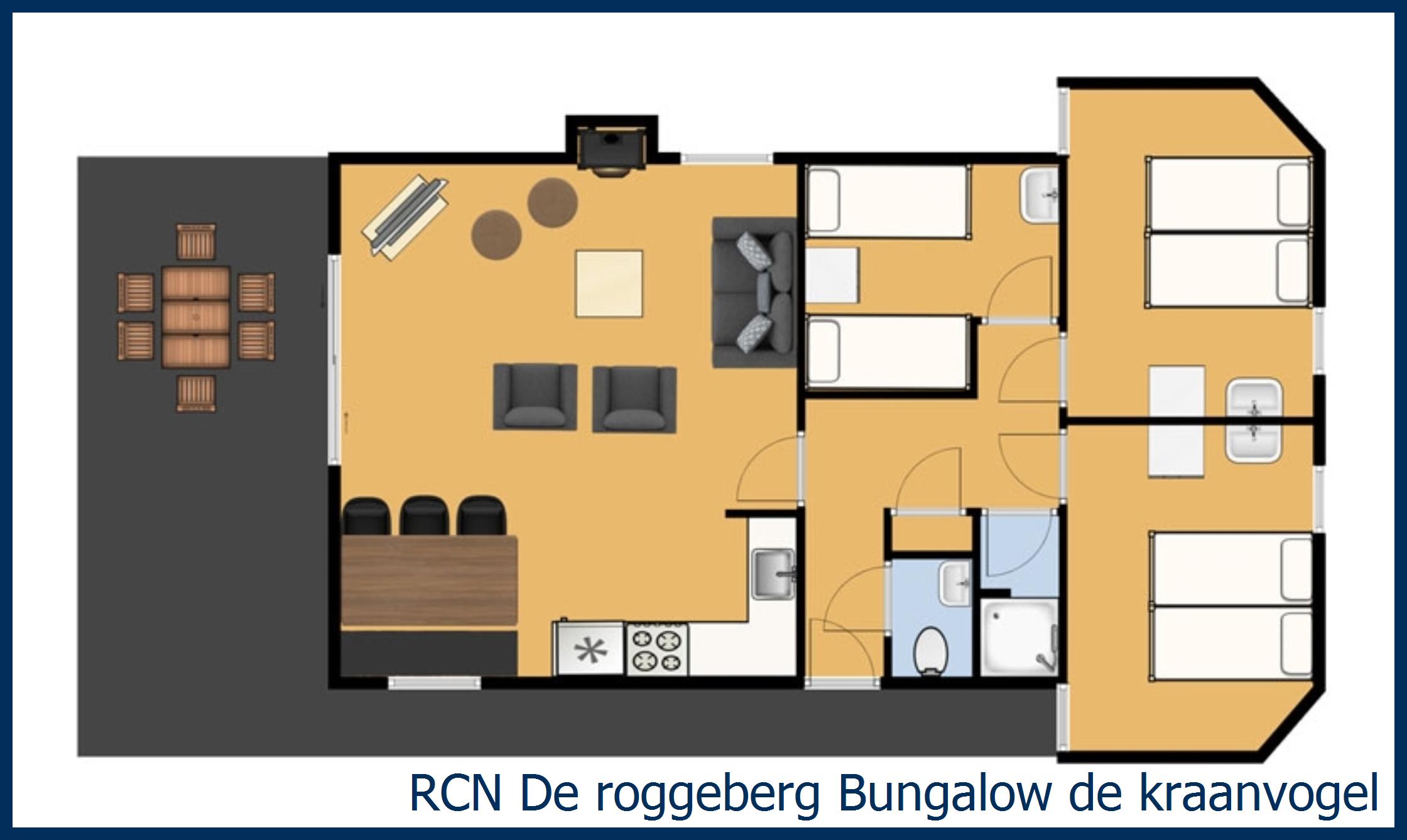 Bungalow de kraanvogel in De Roggeberg