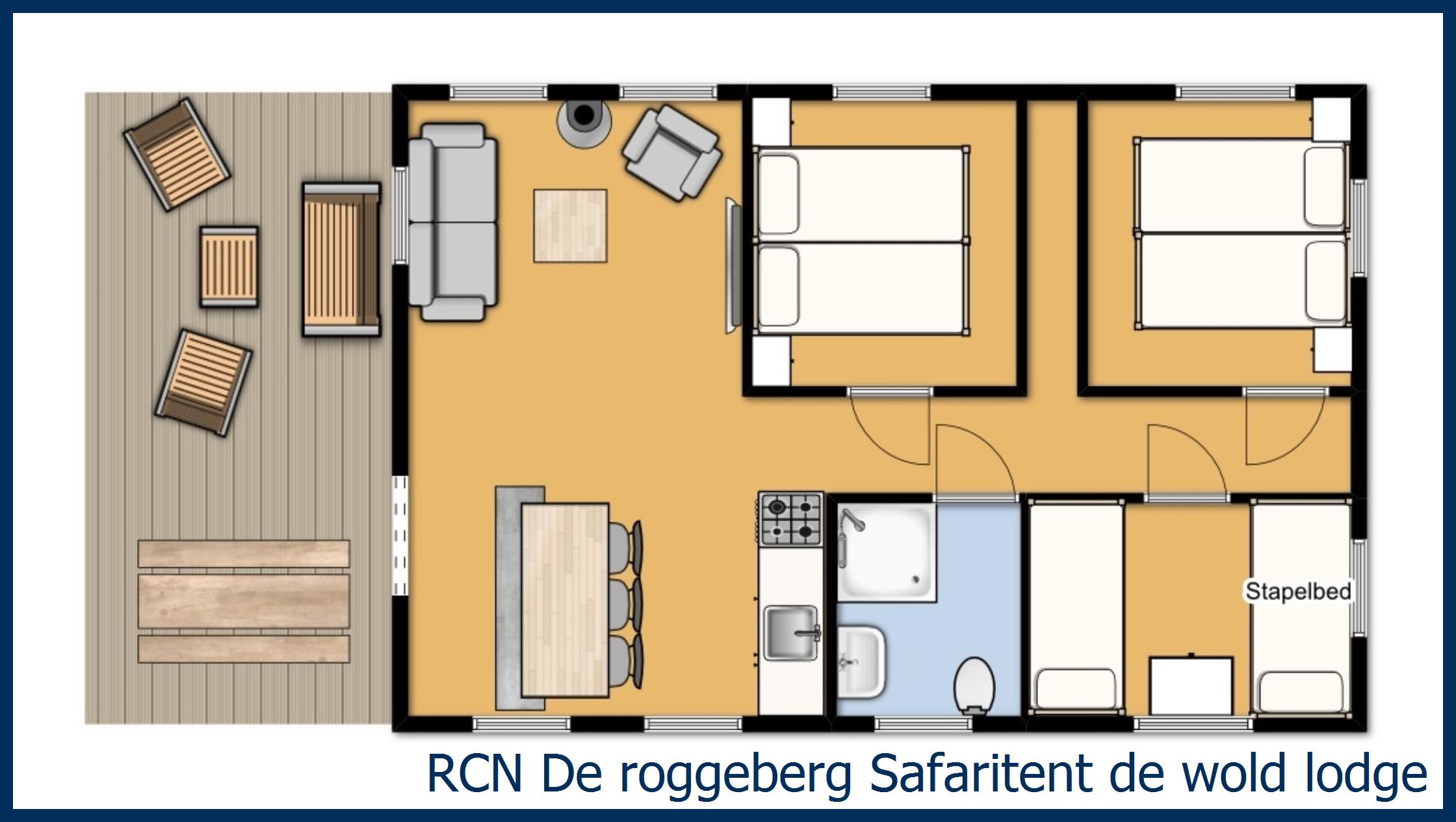 Safaritent de Wold Lodge in De Roggeberg