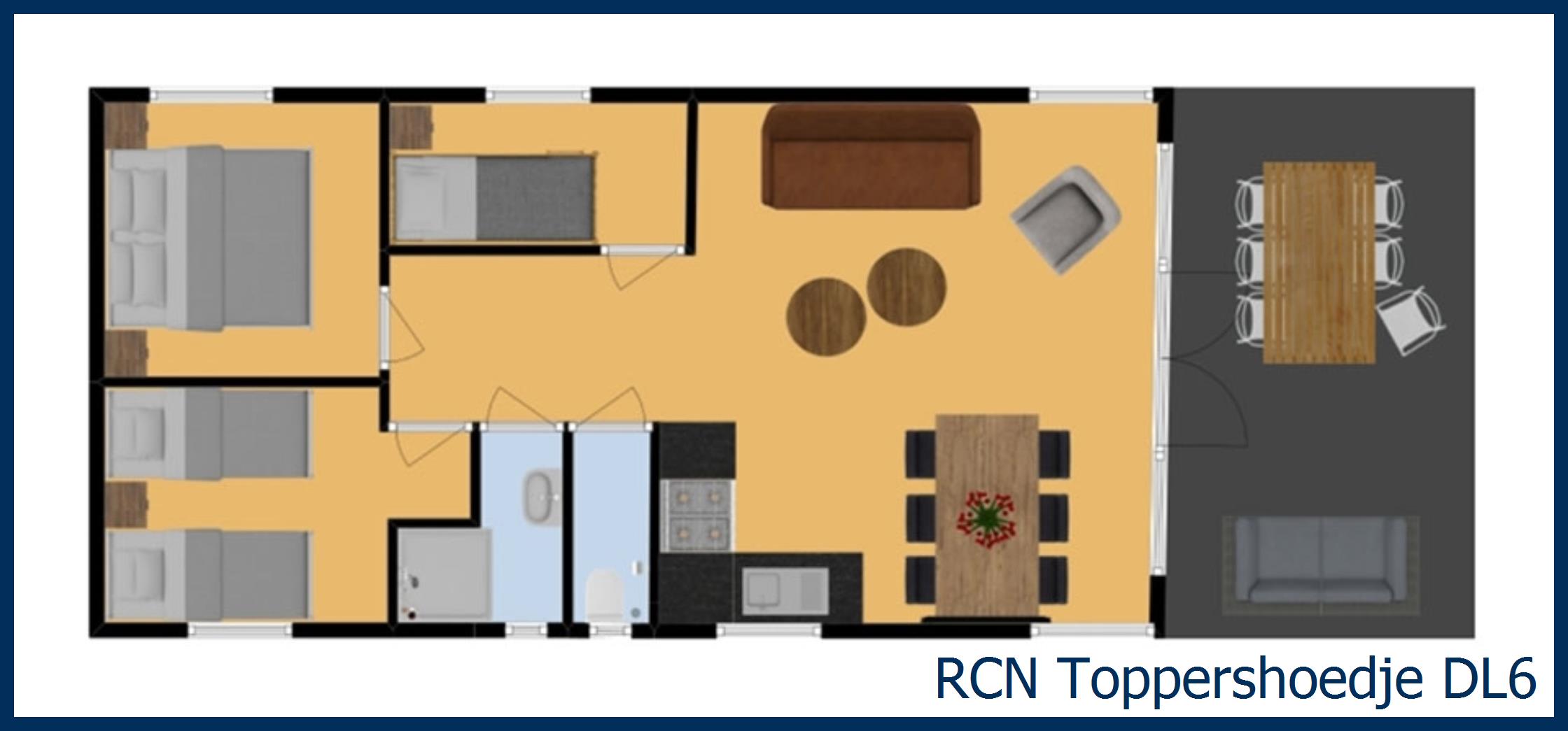 Duinchalet DL6 in Toppershoedje