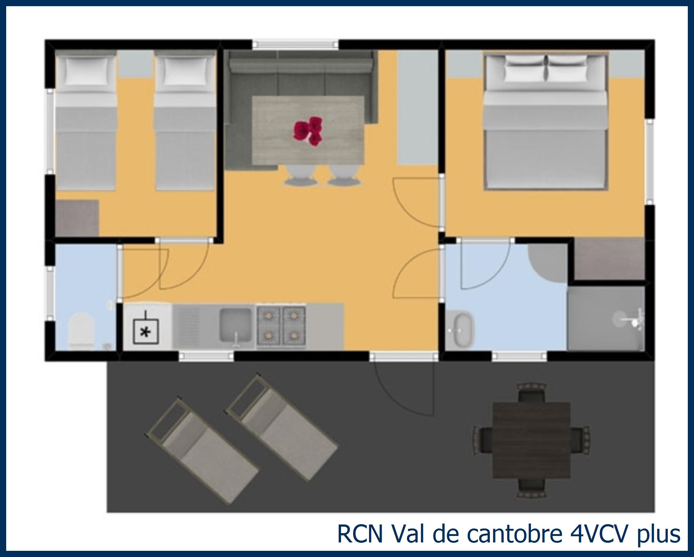 Mobil home tarn 4VCV plus in Val de Cantobre
