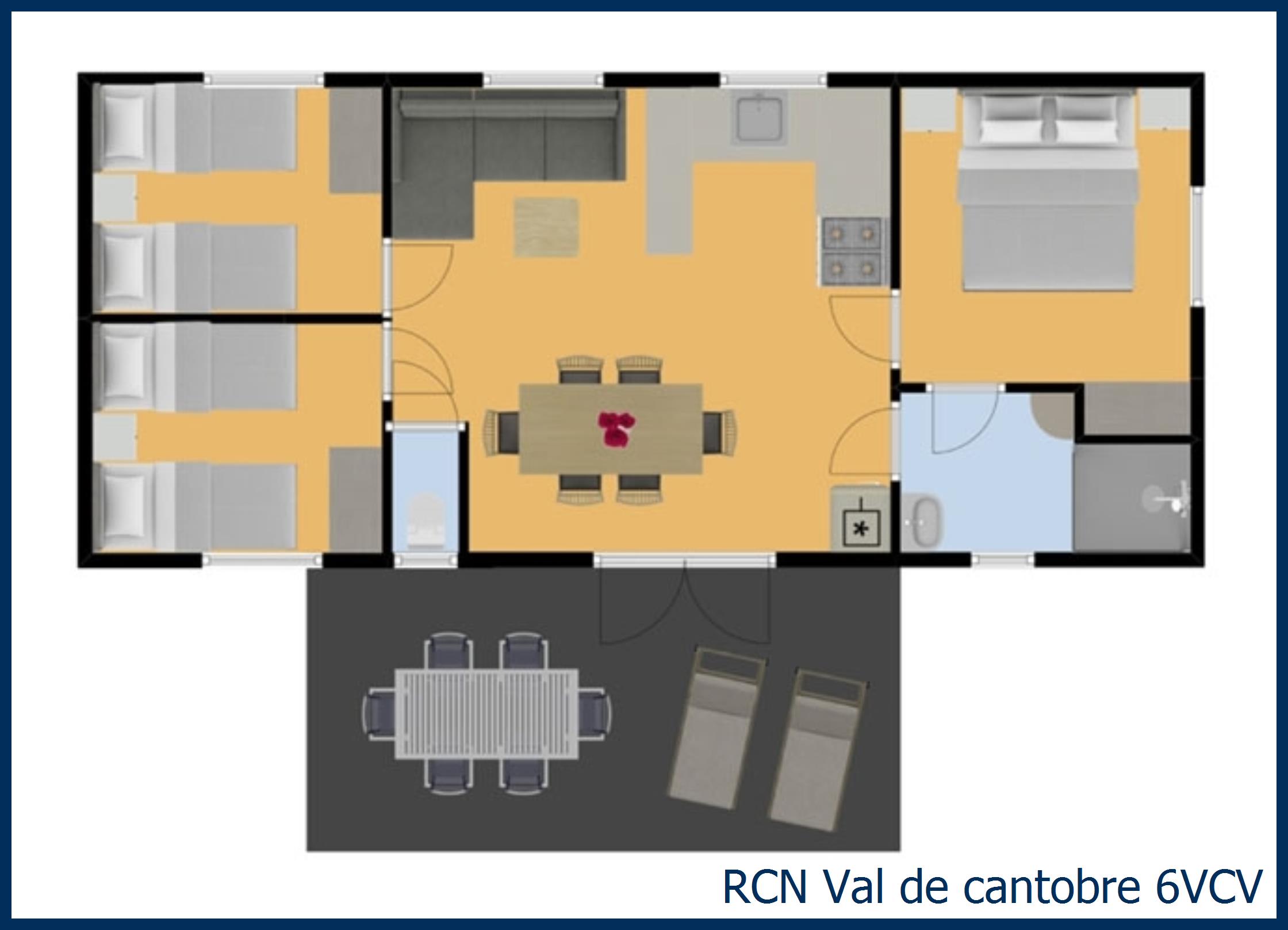 Mobil home durzon 6VCV in Val de Cantobre