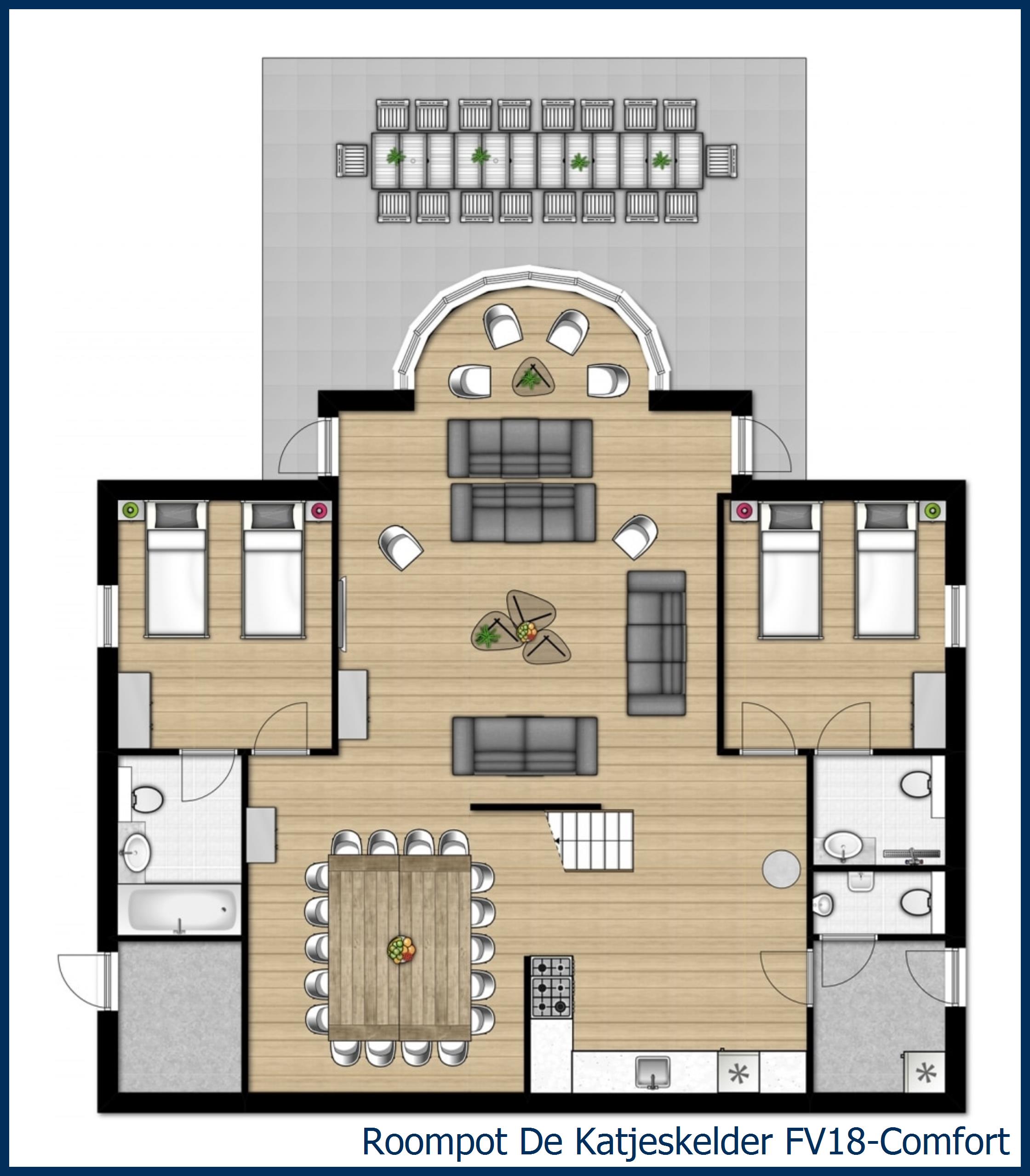 Bungalow FV18-Comfort in De Katjeskelder