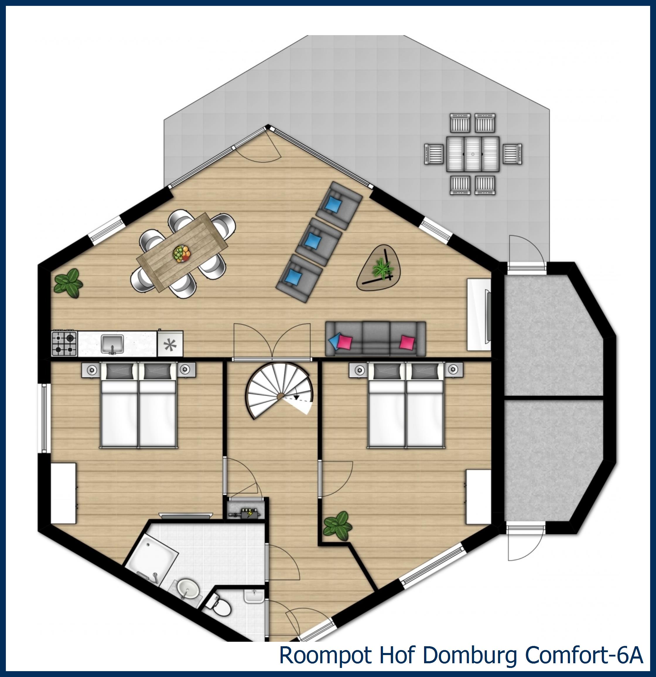 Comfort 6A Comfort-6A in Hof Domburg