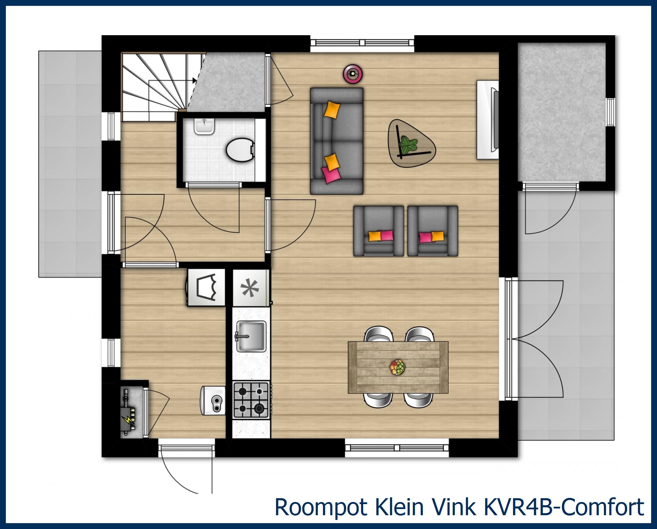 Villa KVR4B-Comfort in Klein Vink