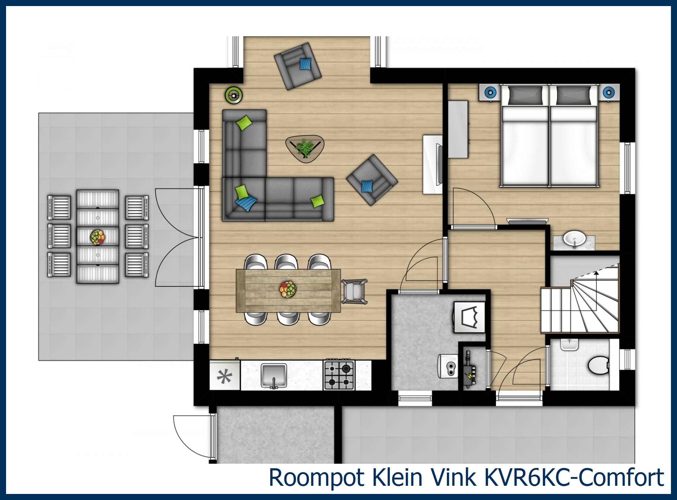  KVR6KC-Comfort in Klein Vink