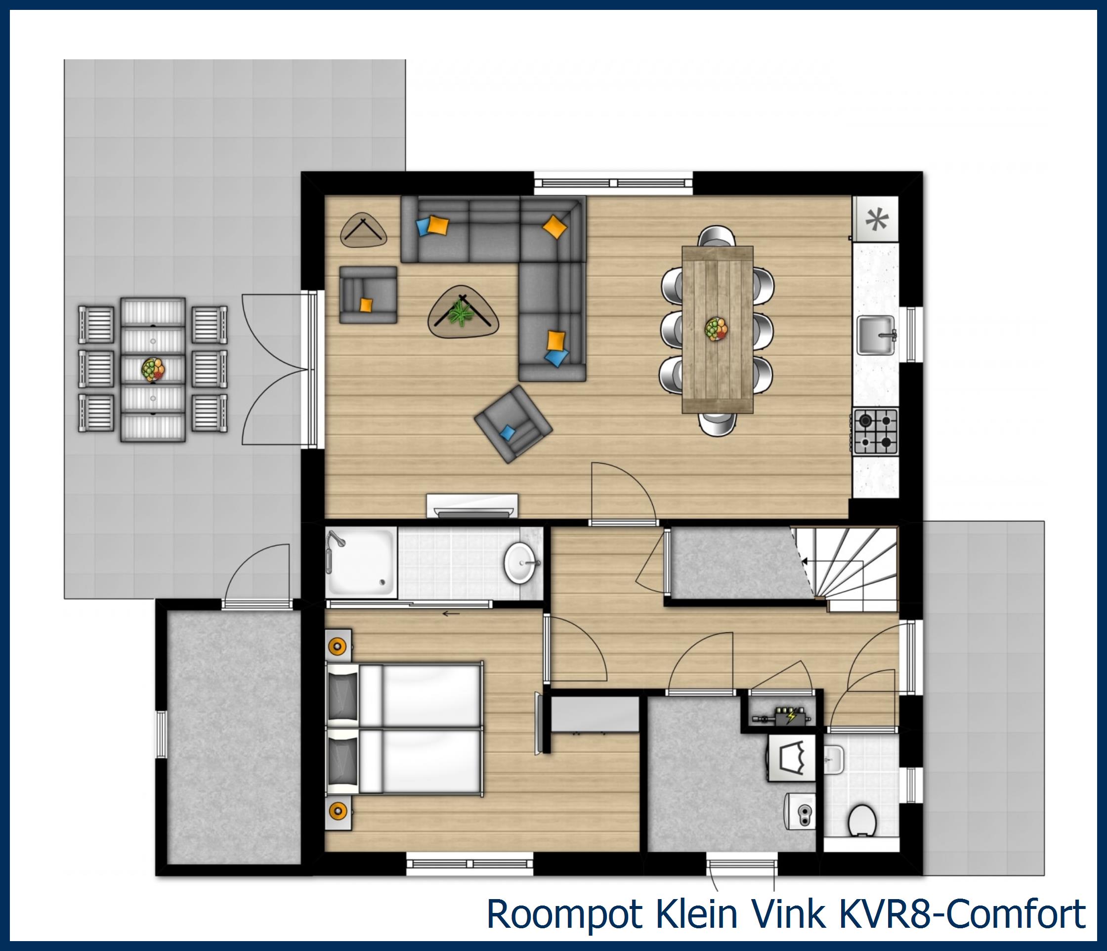 Villa KVR8-Comfort in Klein Vink
