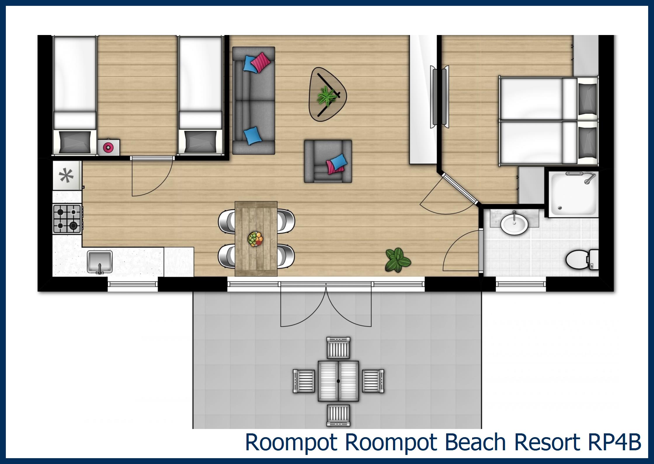 Chalet RP4B in Beach Resort